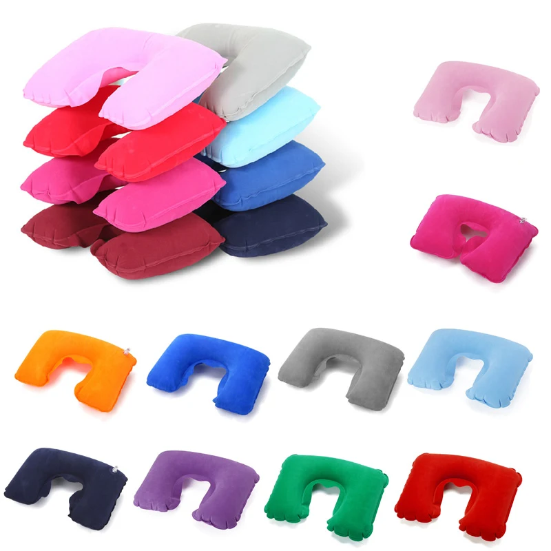 U ShapeInflatable Travel Neck Pillow 1
