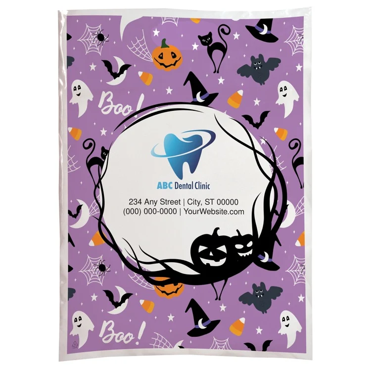 Halloween Scatter Design 1 Plastic Bags (13" x 18") 1