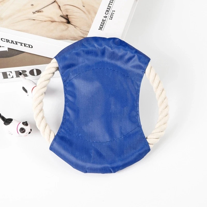 Pet Fabric Rope Flying Saucer Toy 1