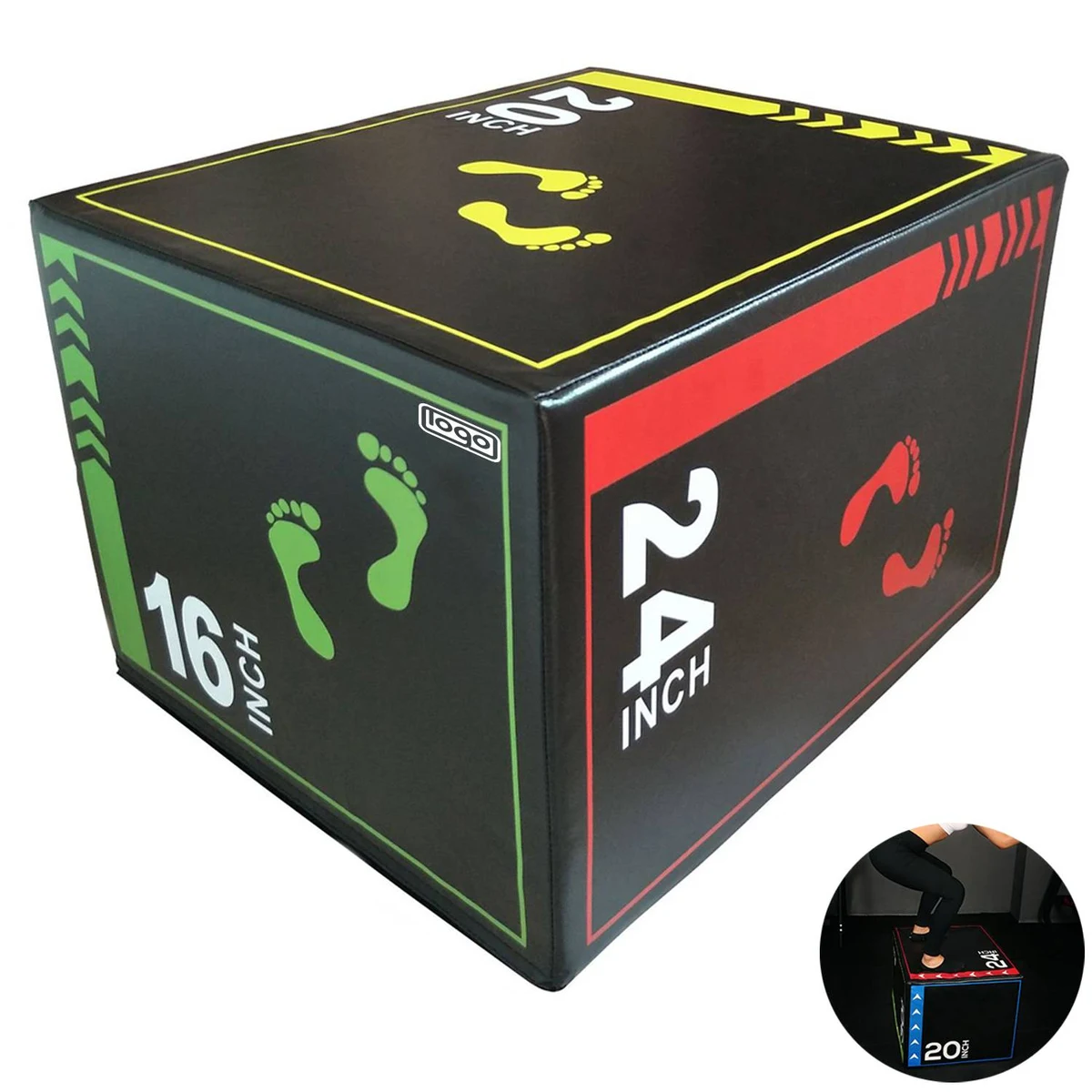 PVC Non Slip Plyometric Jump Exercise Box 1