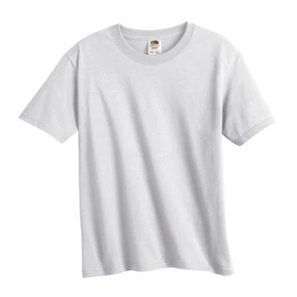 Screen Printed 3930B Ash & Athletic Heather Youth T-shirts 1