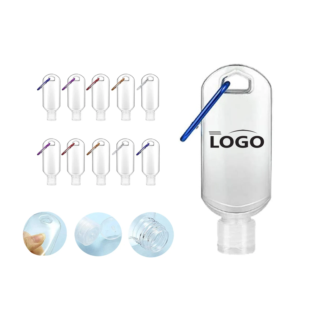 Keychain Travel Bottles 1