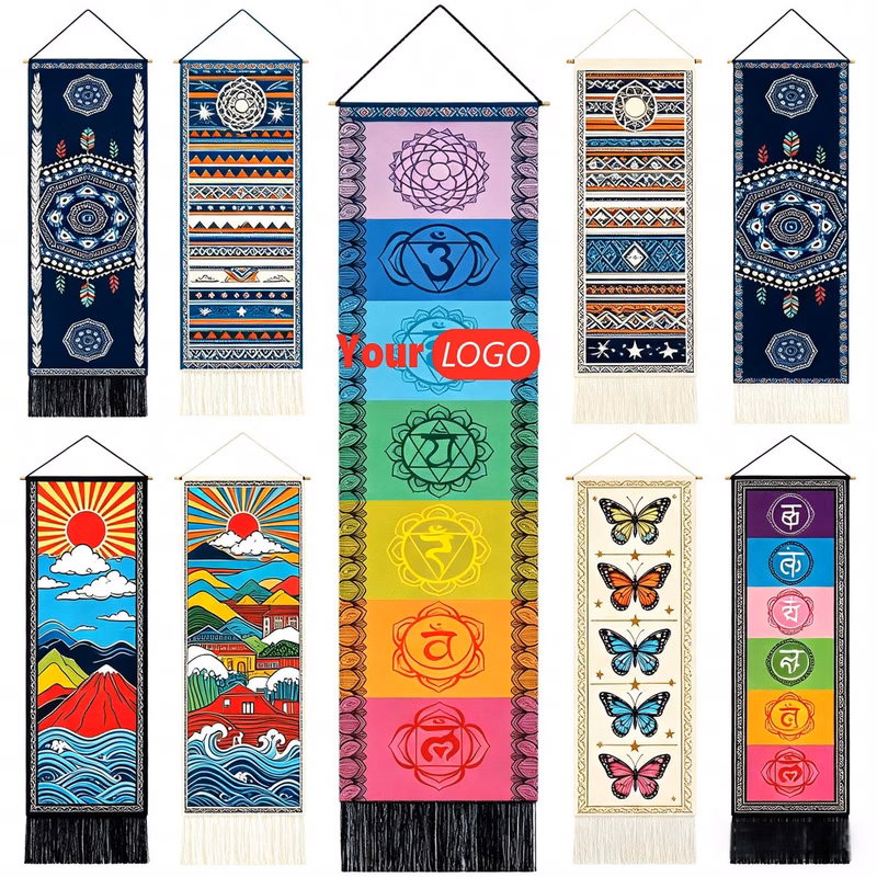 Custom Cotton Linen Wall Hanging Tapestry