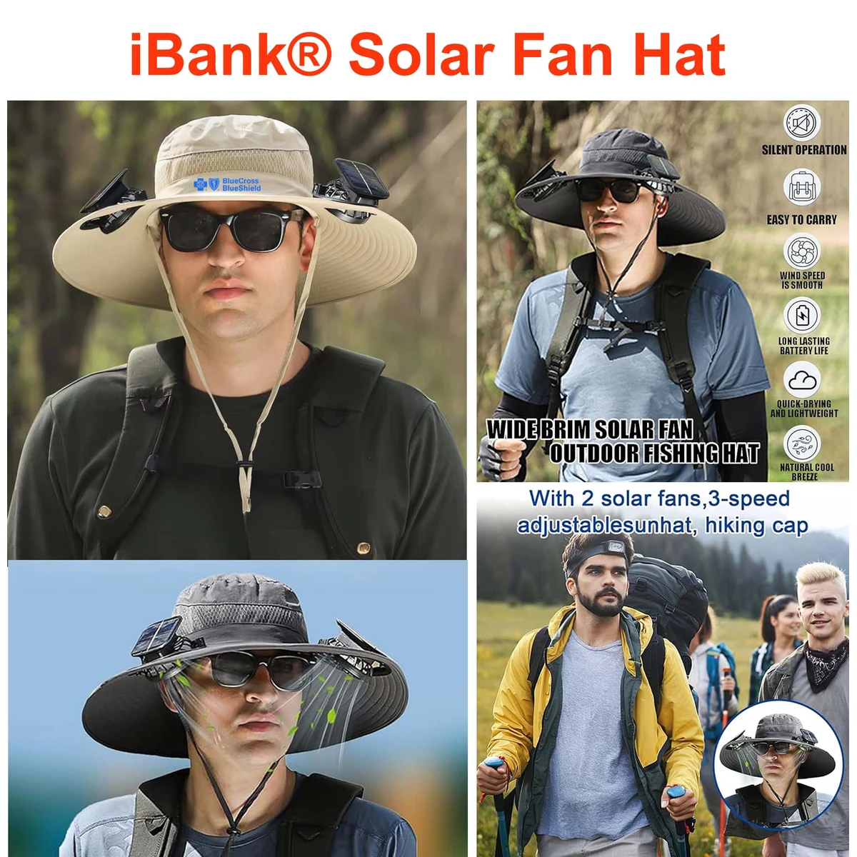 iBank ® Solar Fan Hat 1