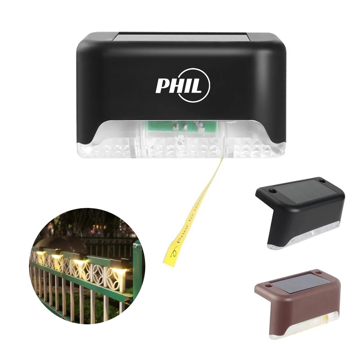 Led Outdoor Solar Waterproof Deck Stair Light 1