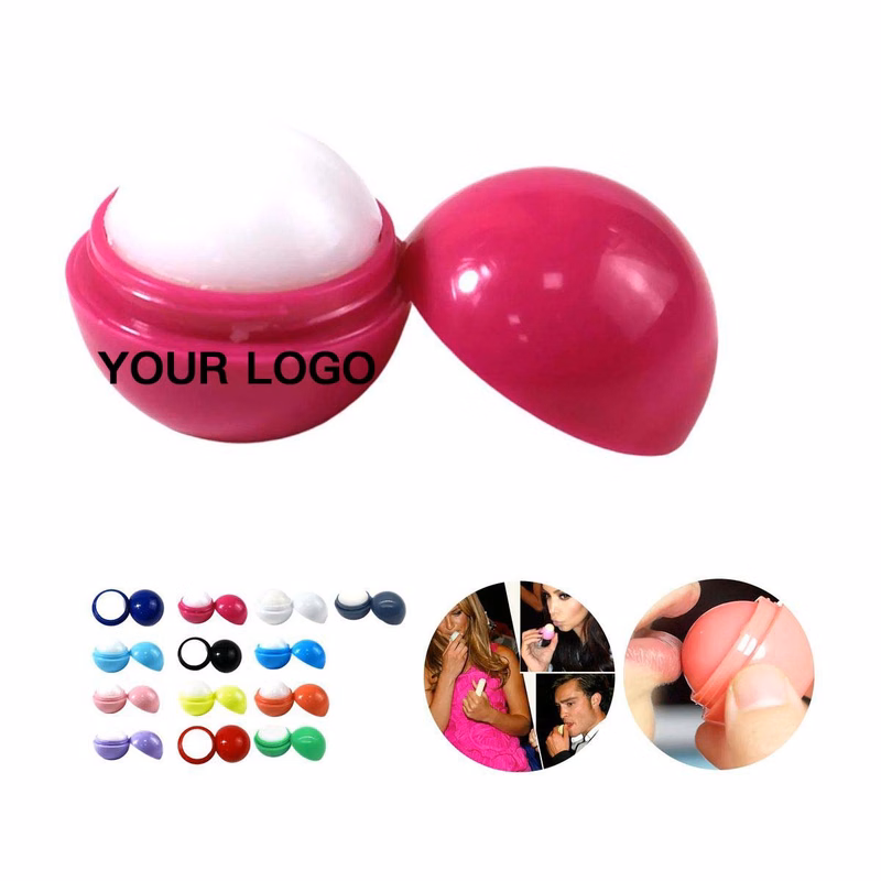Spherical Lip Balm Moisturizer Compact Plastic