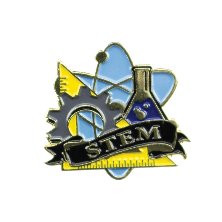 Educational Lapel Pin- STEM (1-1/8") 1