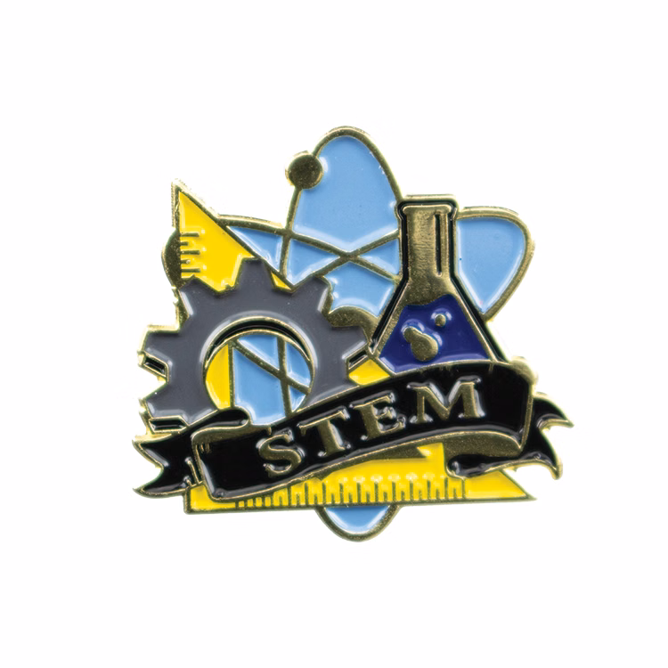 Educational Lapel Pin- STEM (1-1/8")