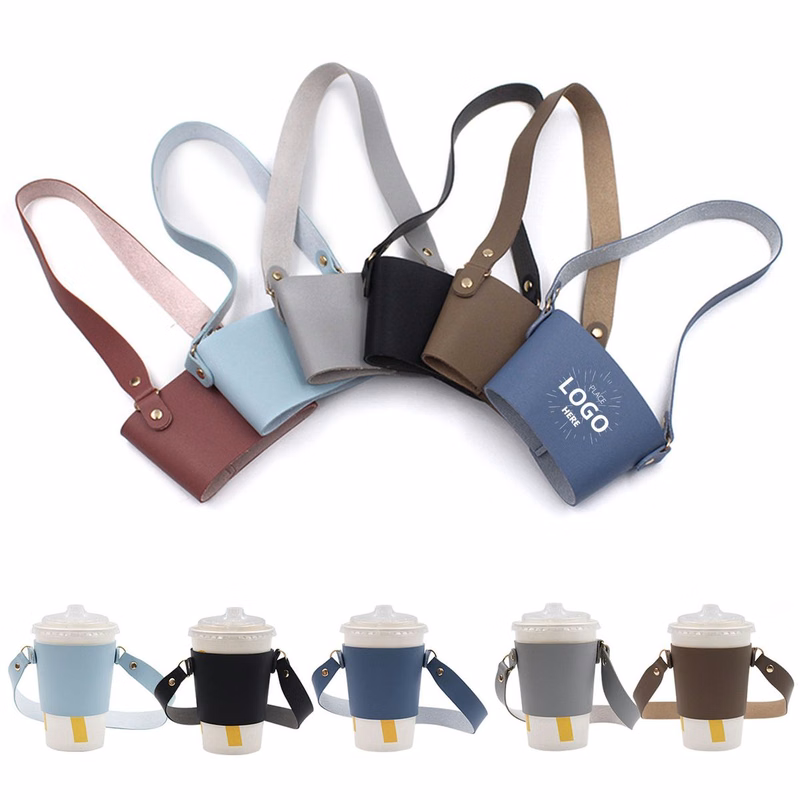 Reusable Leather Coffee Cup Sleeves