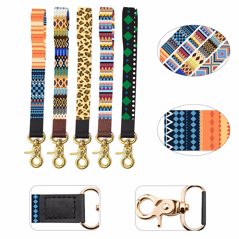 Full Color Custom Wristband Keychain