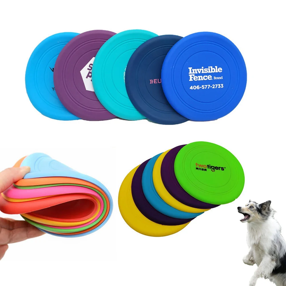 Silicone Dog Flying Disc Toy 1