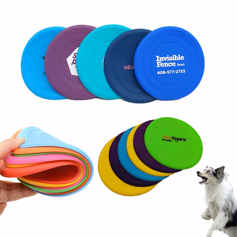 Silicone Dog Flying Disc Toy
