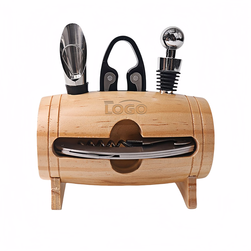 4-Piece Wine Opener Gift Set with Stand