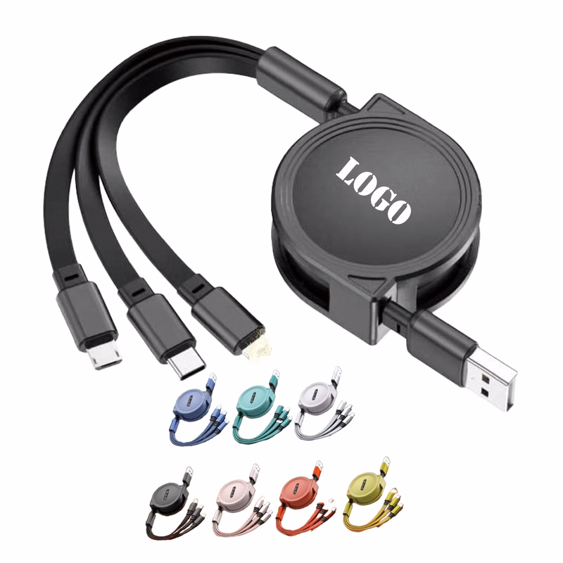 Retractable Multi-Adapter Charging Cable