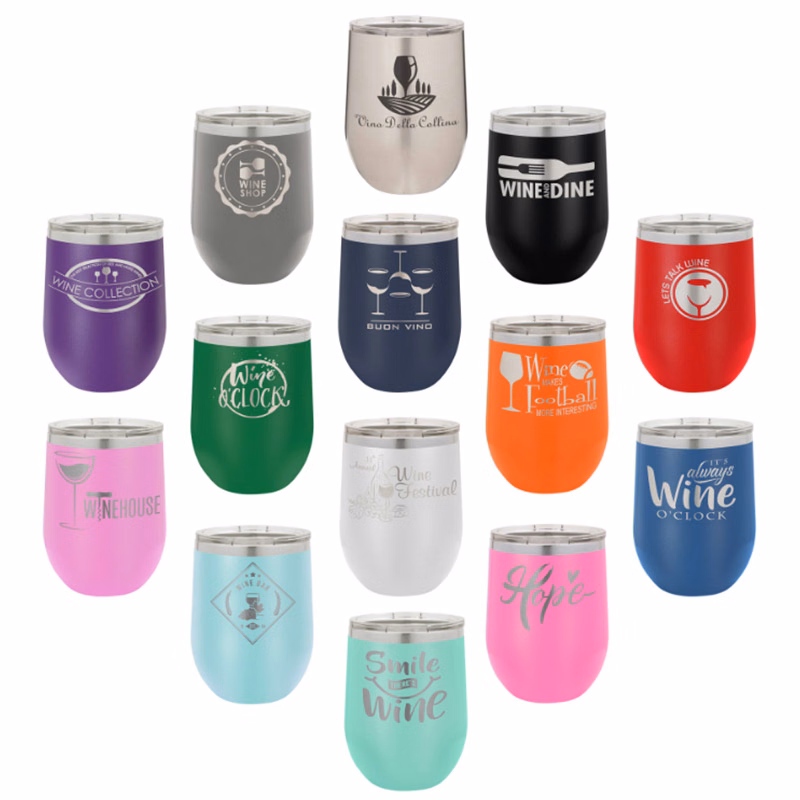 12 oz. Vacuum Insulated Stemless Wine Glass