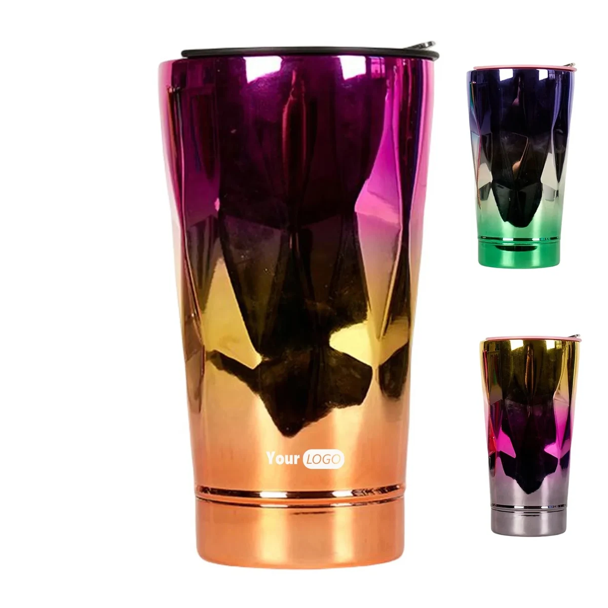 Colorful Stainless Steel Bottle, custom water bottle with logo imprint 1