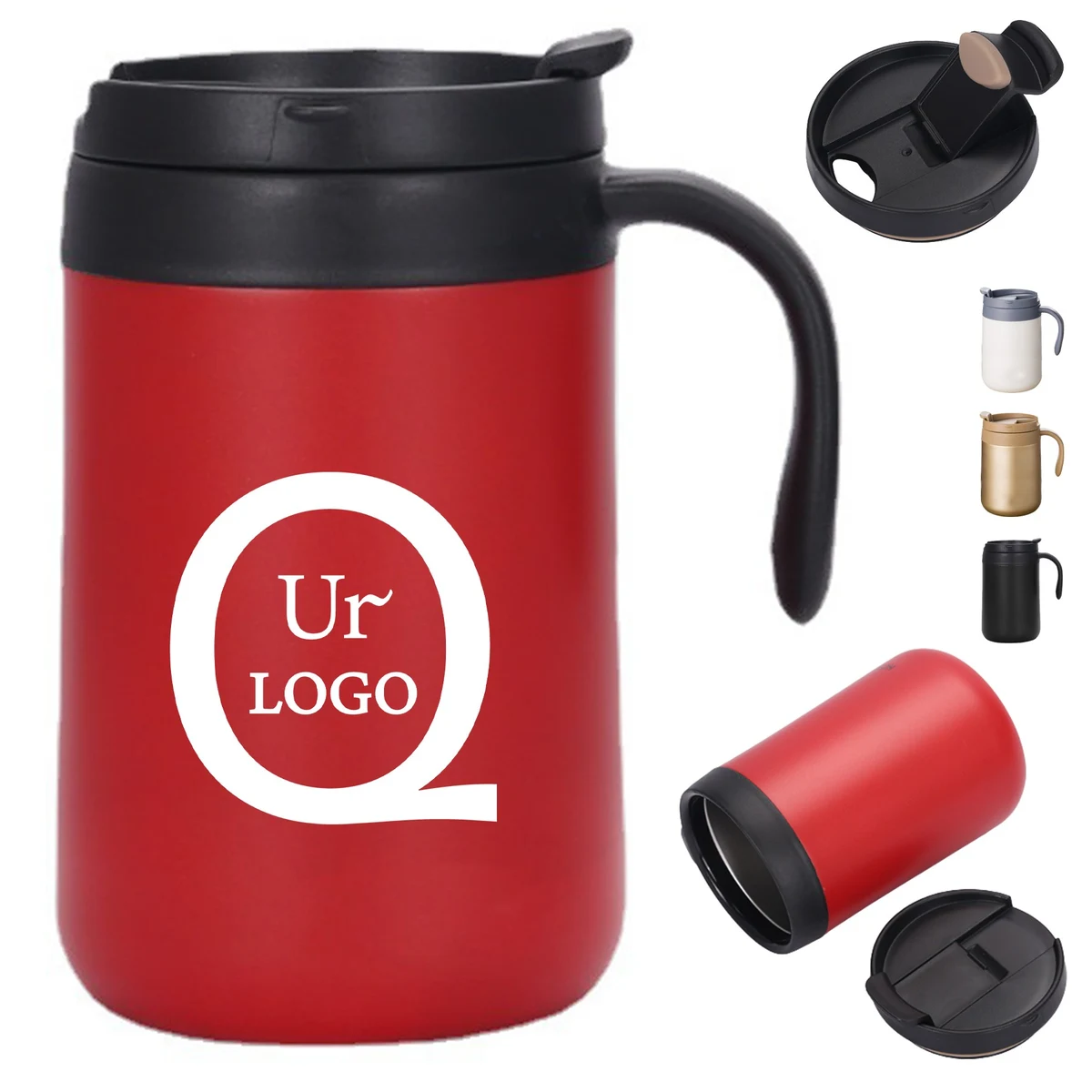 16.9Oz Stainless Steel Insulated Coffee Mug 1