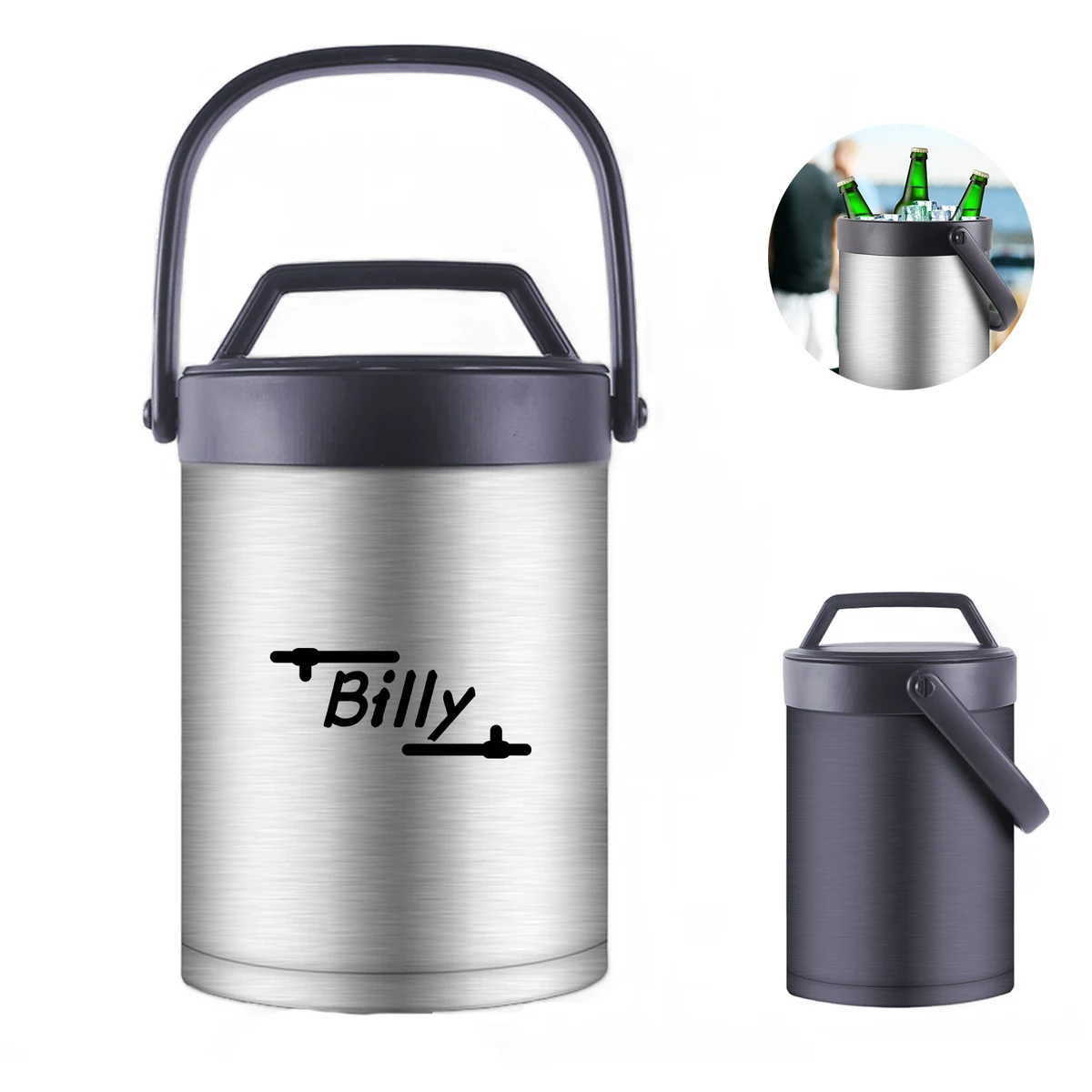 175Oz Insulated Ice Bucket 1