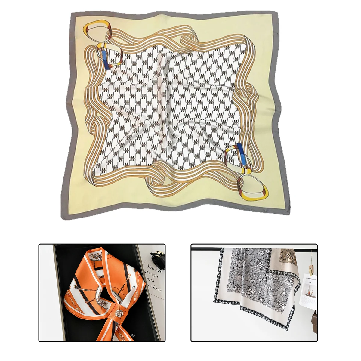 16 Momme Custom Silk Scarves 1
