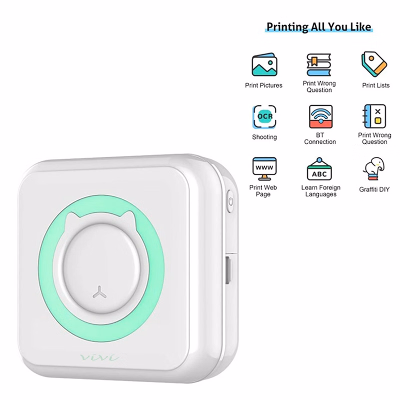 Mini Pocket Bluetooth Thermal Printers Wireless