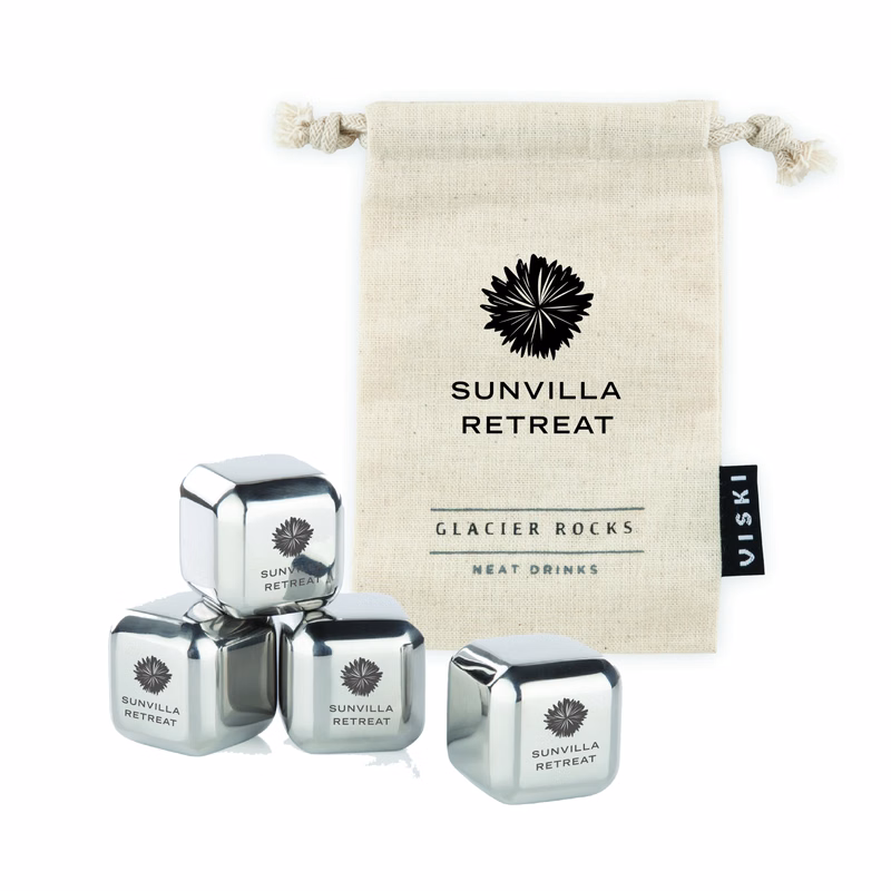 Viski® Glacier Rocks® Small Stainless Steel Cubes