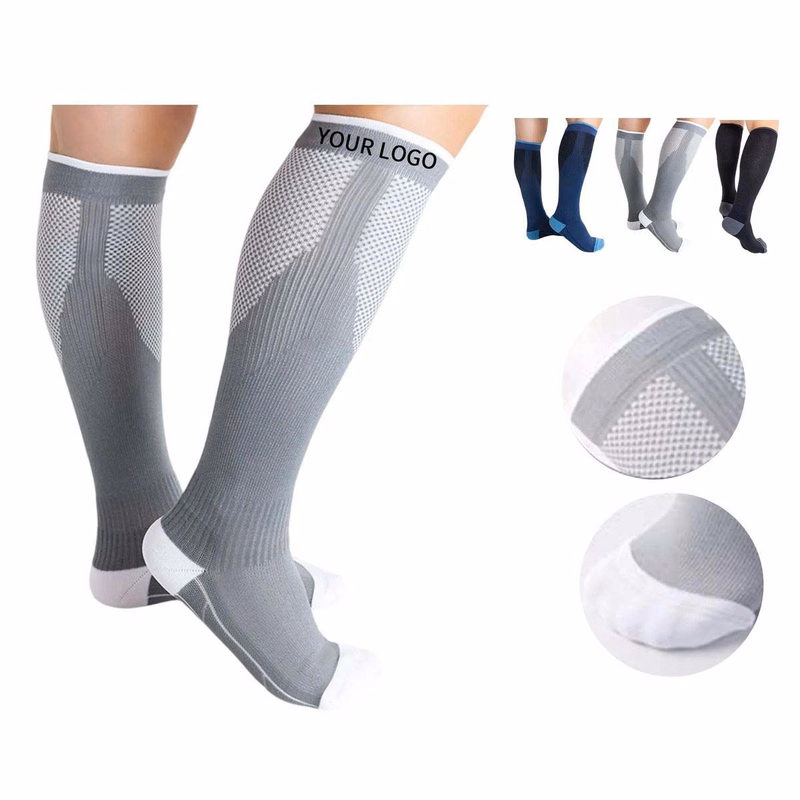 Elastic Soccer Socks with Heel Support