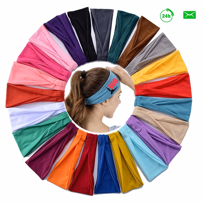 Solid Color Breathable Sports Headband