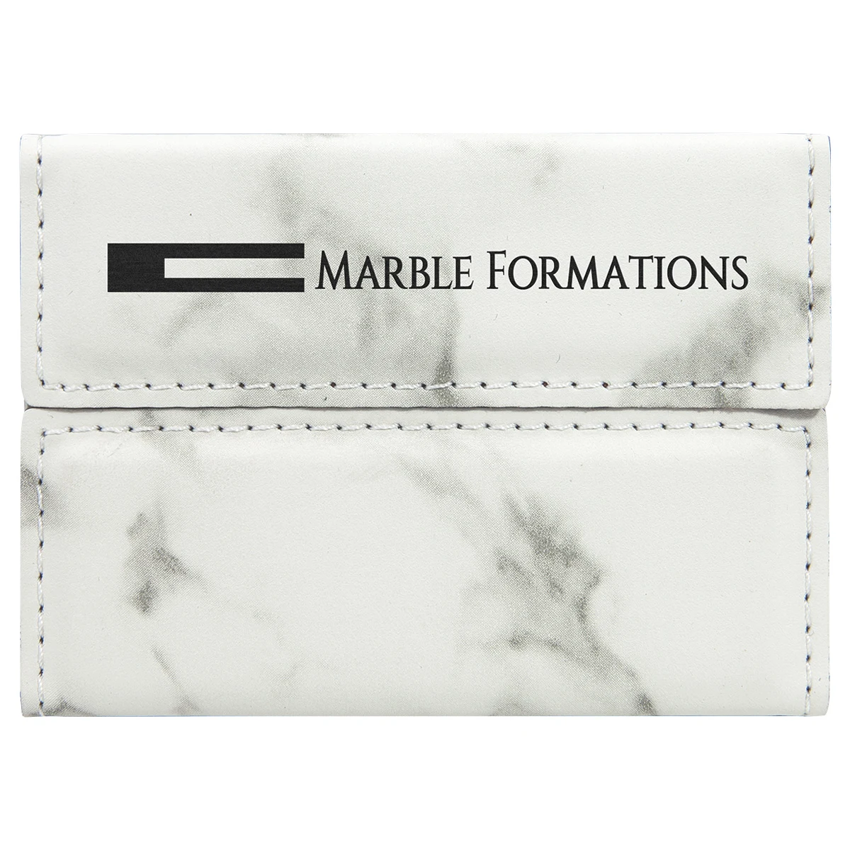 Marble Leatherette Business Card Holder 1