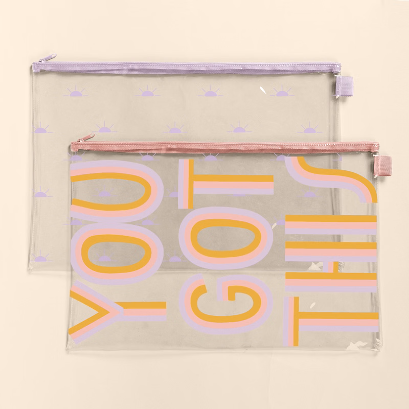 DOTTIE POUCH - CLEAR VINYL