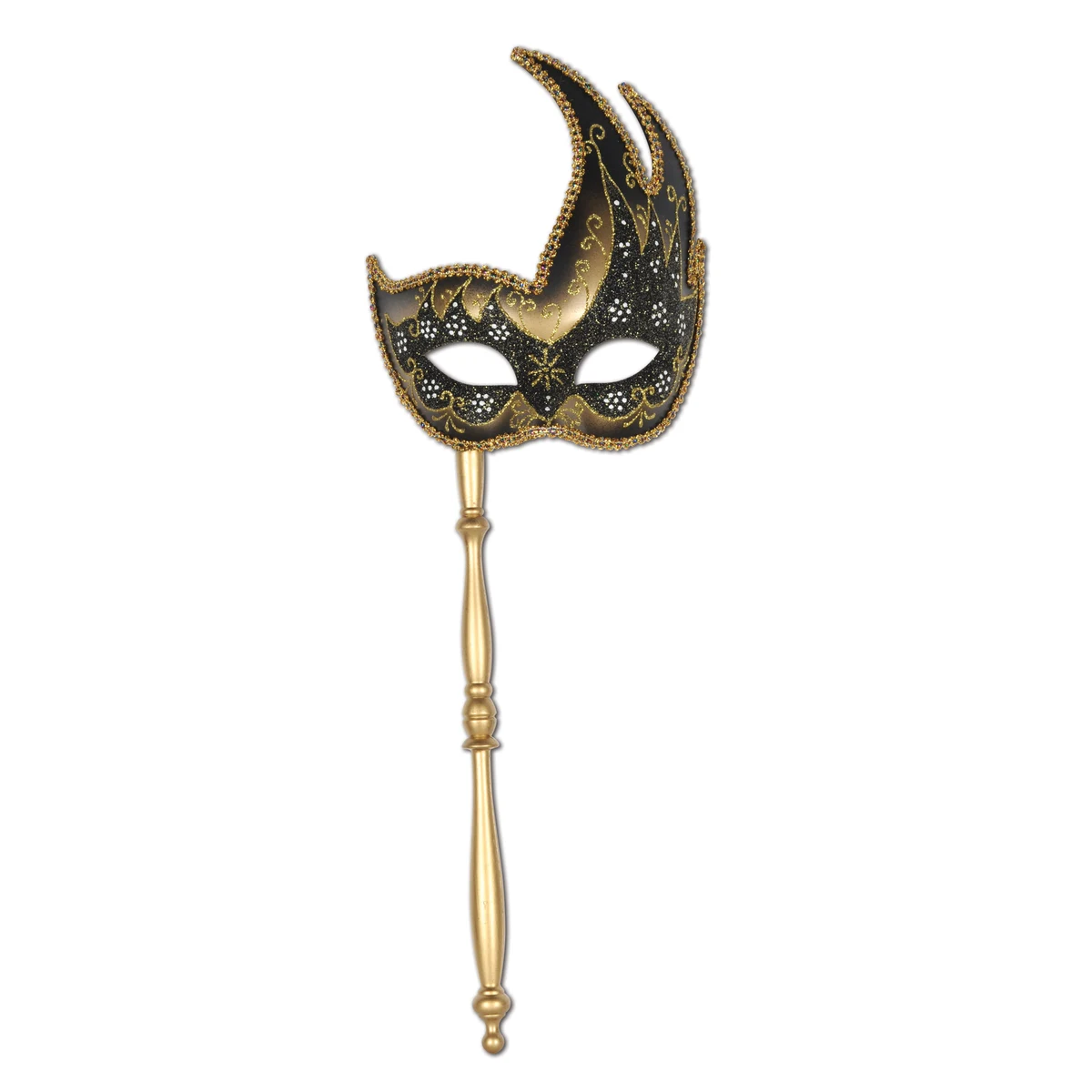 Glittered Mask With Stick 1