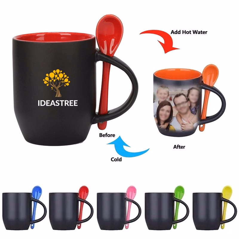 12oz Mystic Color Changing Mug with Spoon