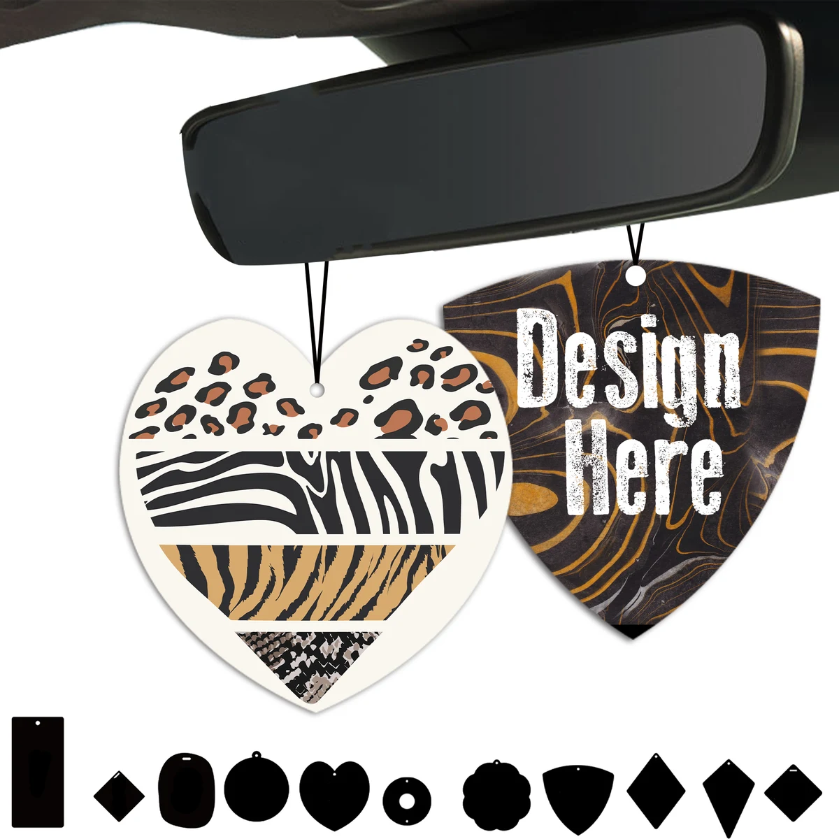 Custom Full Color Incense Shape Air Freshener 1