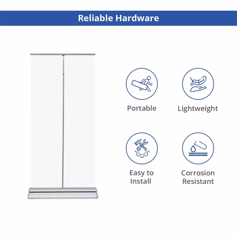 Steppy Retractable Banner Stand - Hardware only