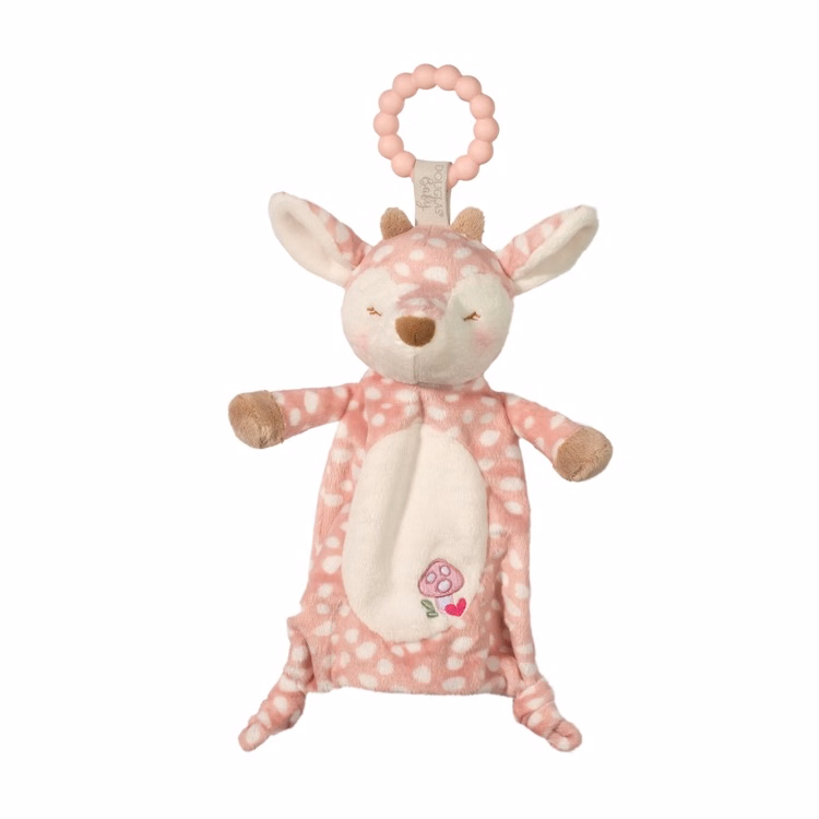 Farrah Pink Fawn Lil' Teether Stuffed Animal