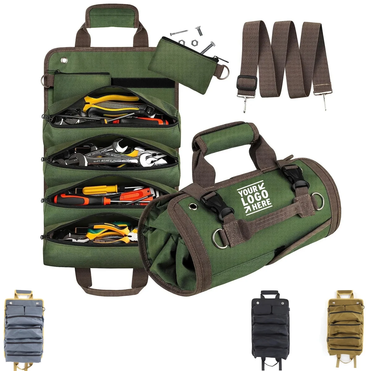 Tool Organizer Roll Up Bag 1