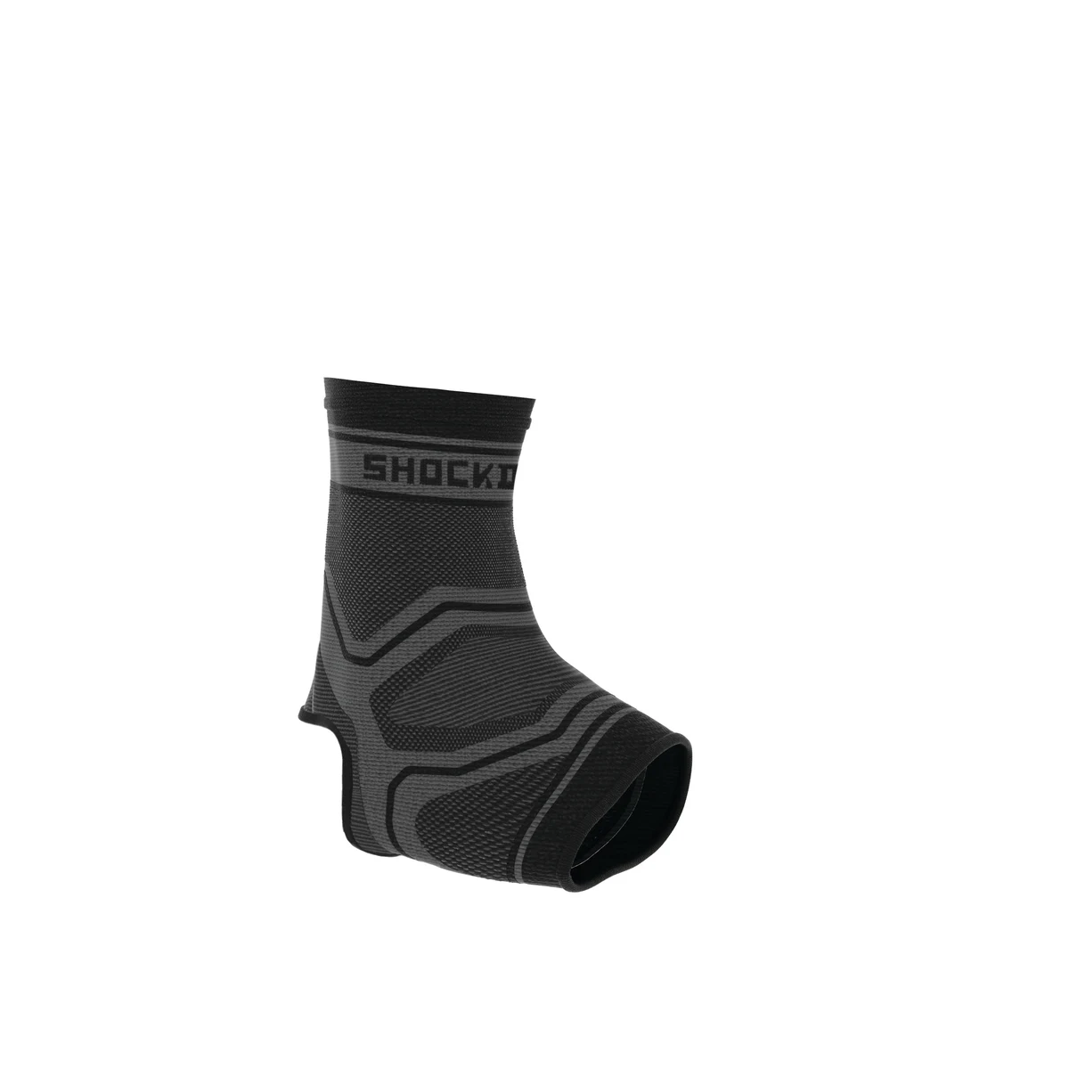 Comp Knit Ankle Slv Gry/Blk 1