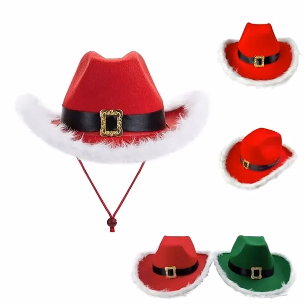 Christmas Cowboy Hat