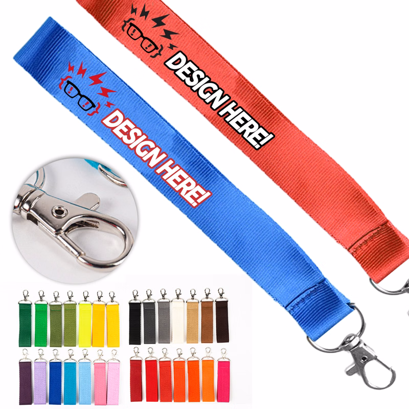 Polyester Lanyard Keychain