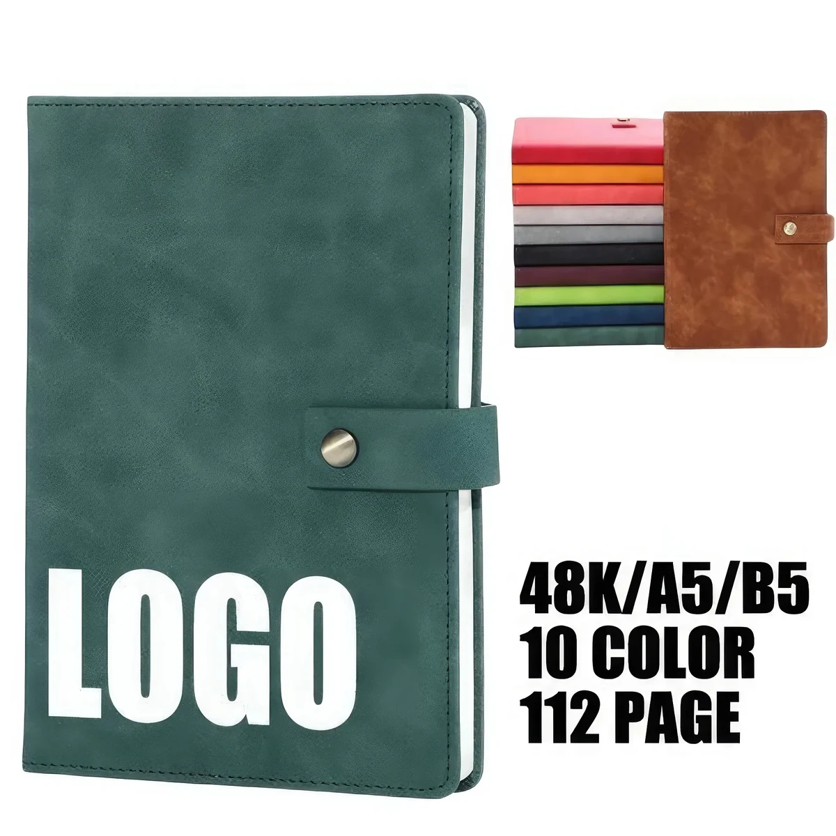 PU Leather 48K/A5/B5 Business Travel Journal Notebook 1