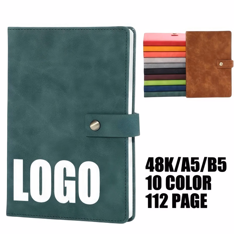 PU Leather 48K/A5/B5 Business Travel Journal Notebook