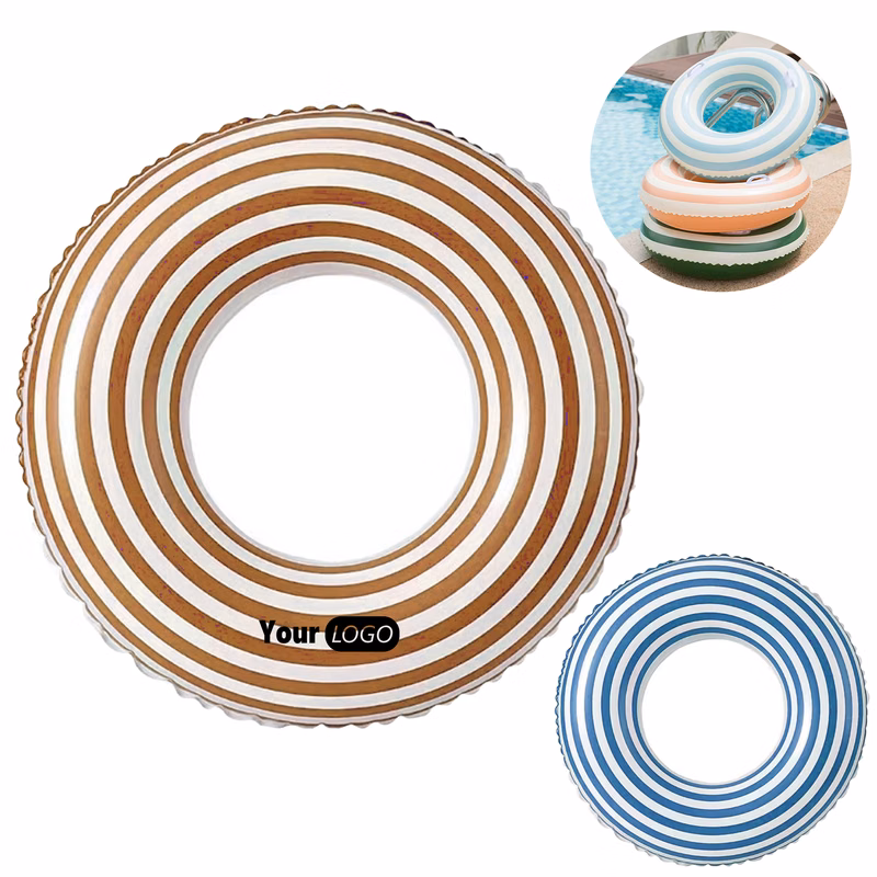 Pvc Durable And Stylish Customizable Swim Ring For Water Fun