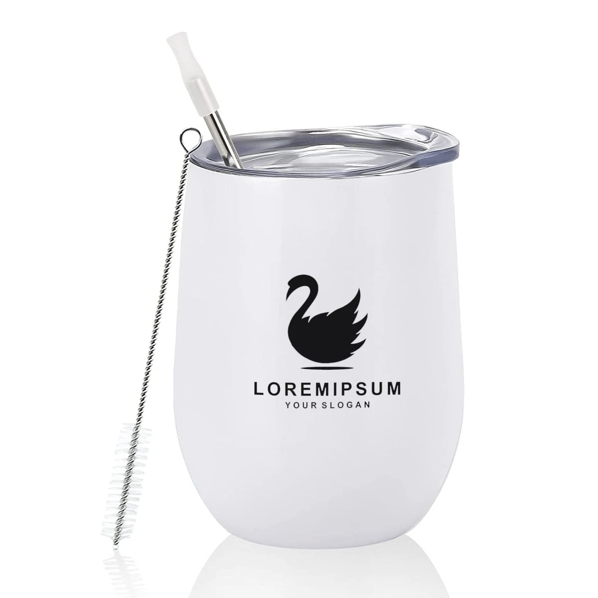 12Oz Stainless Steel Wine Tumblers, Insulated Wine Tumbler, Double Wall Insulated Wine Glass 1
