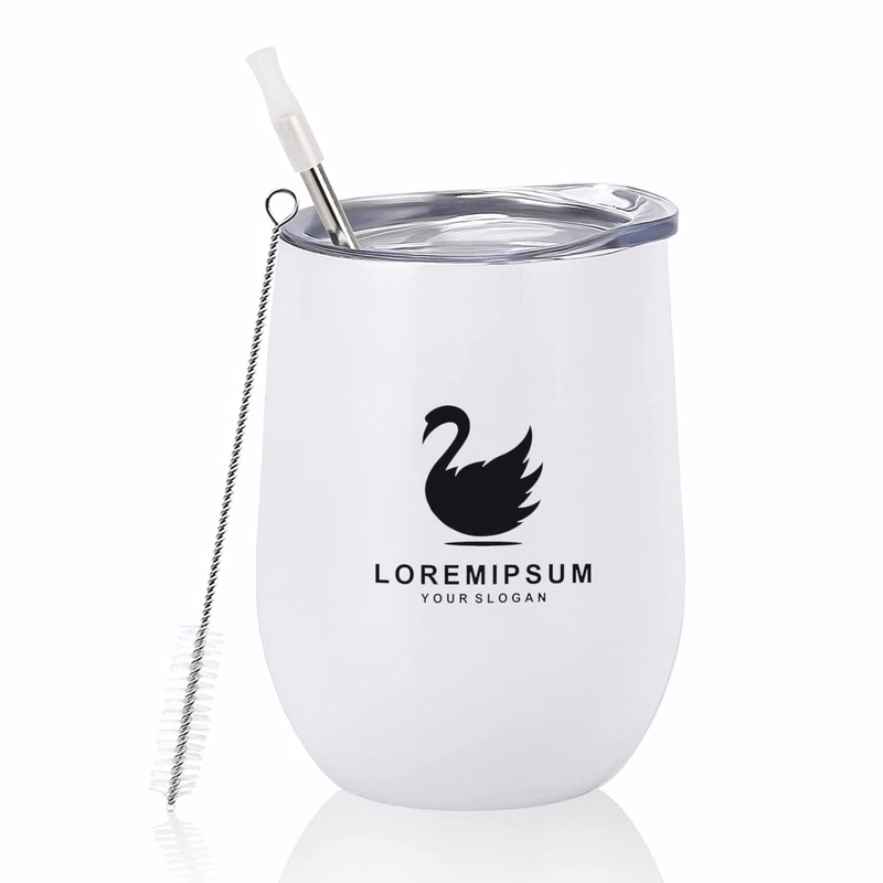 12Oz Stainless Steel Wine Tumblers, Insulated Wine Tumbler, Double Wall Insulated Wine Glass