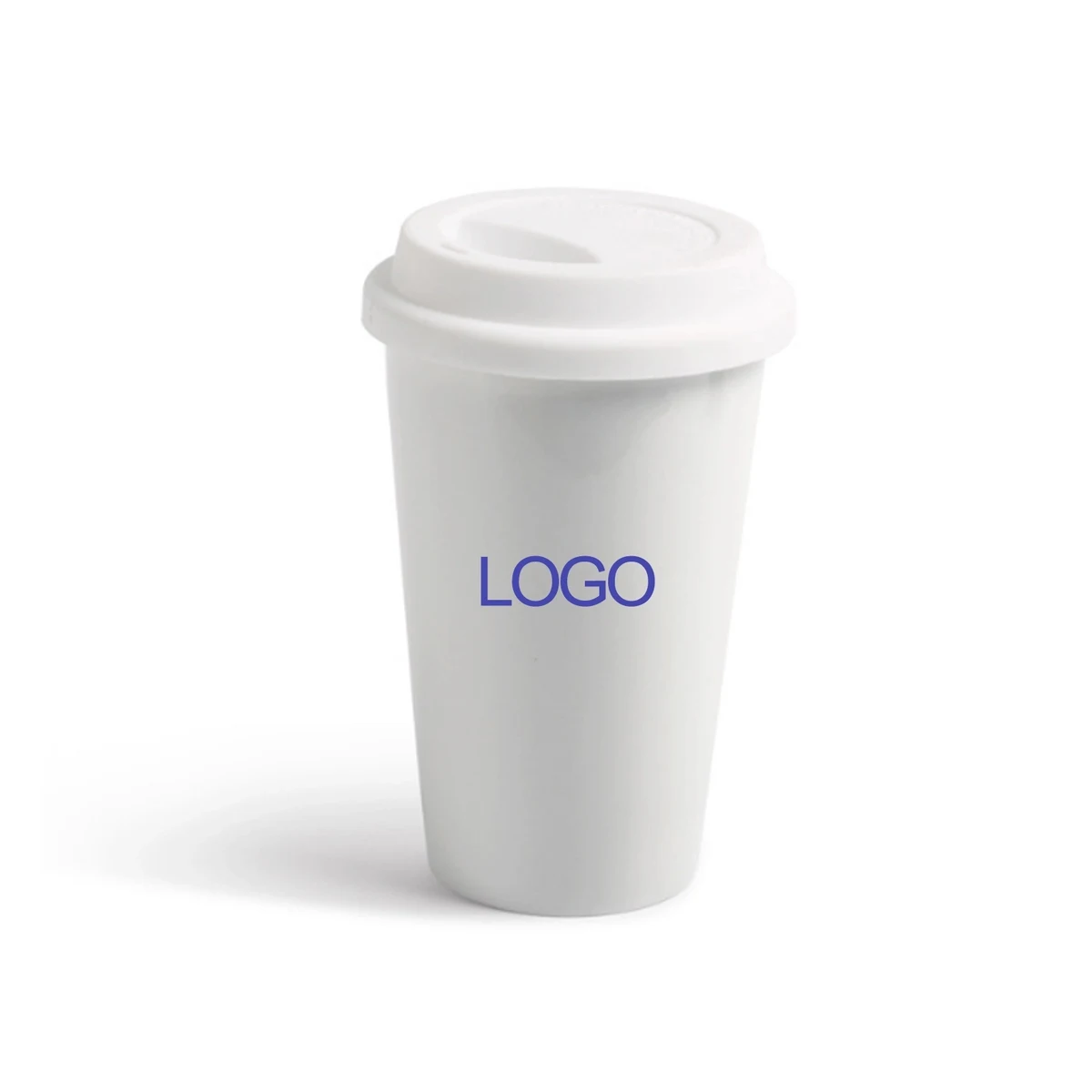 12 oz double layer ceramic coffee cup 1