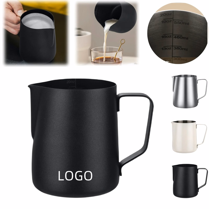 Stainless Steel Coffee Milk Frothing Pitcher Jug
