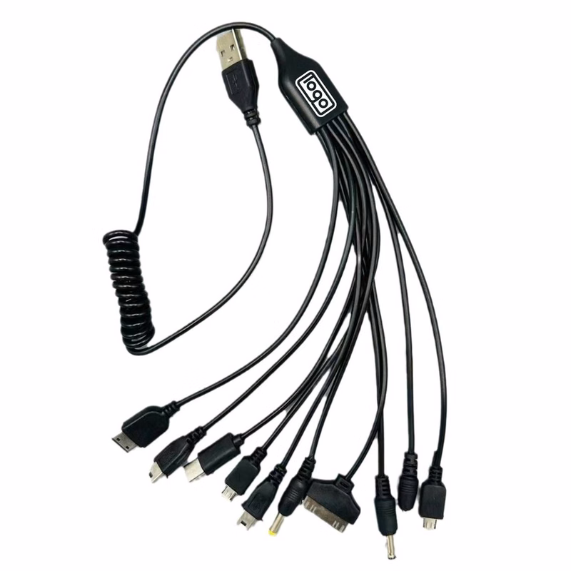 Retractable multiple- functional 10 IN 1 Charge Cable