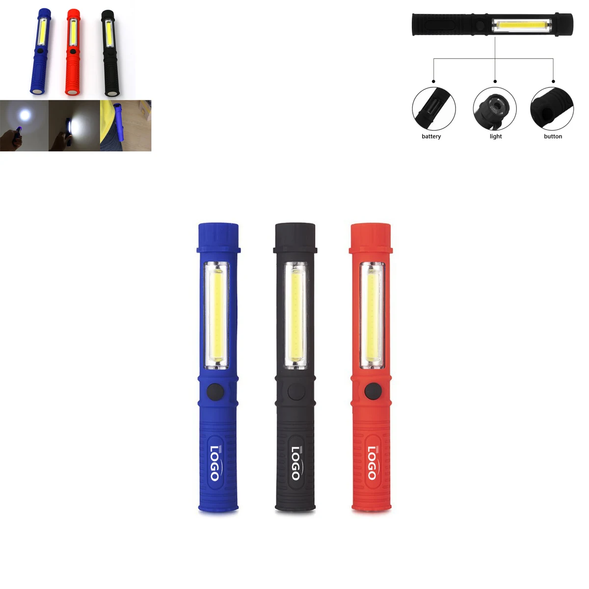 LED Mini Portable Work Light Flashlight 1