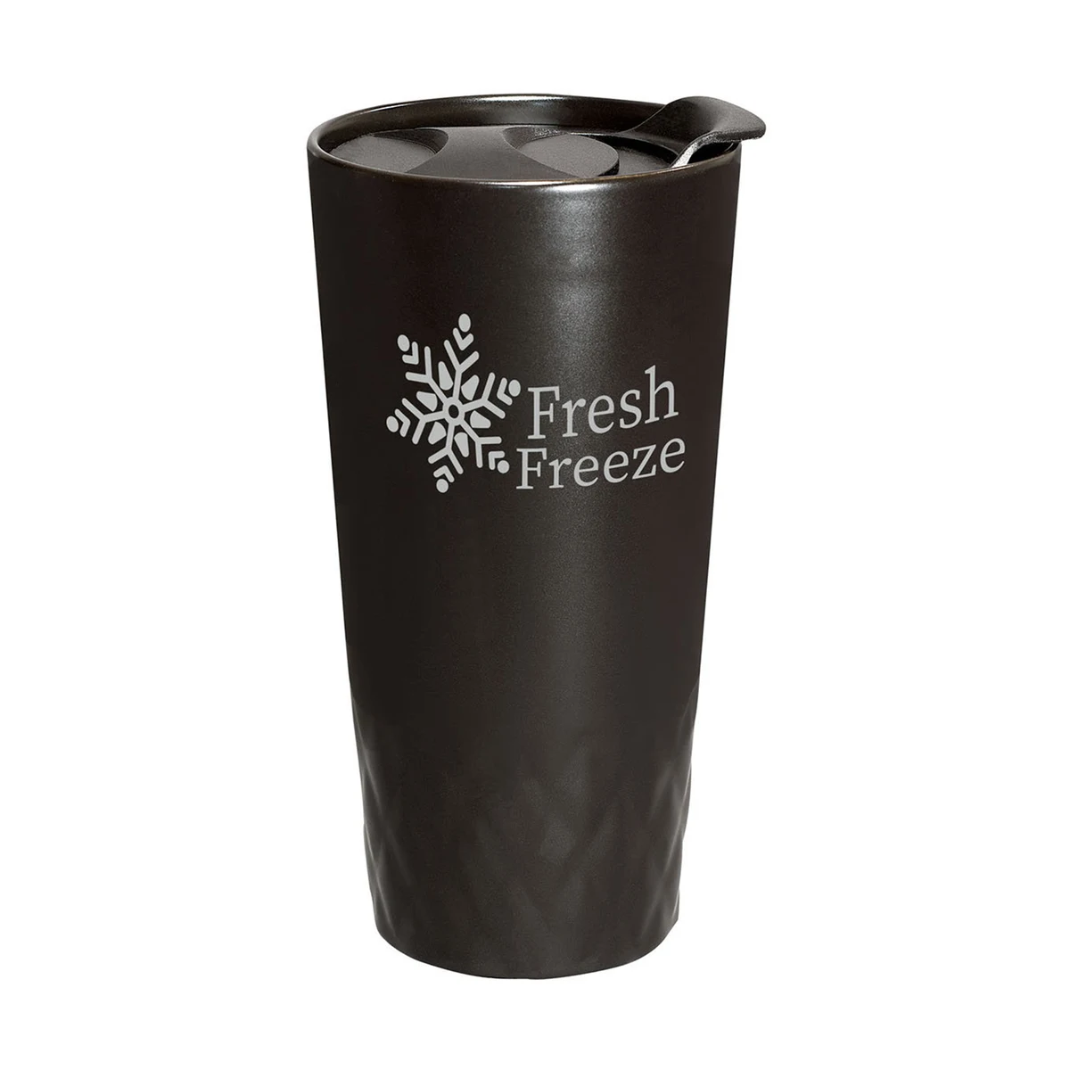 14 oz Double Wall Ceramic Textured Tumbler 1