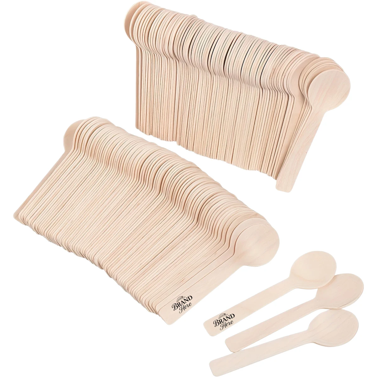 Wooden Ice Cream Spoon 1