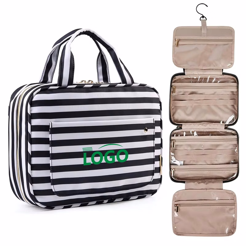 Waterproof Hanging Toiletry Bag with Multiple Compartments